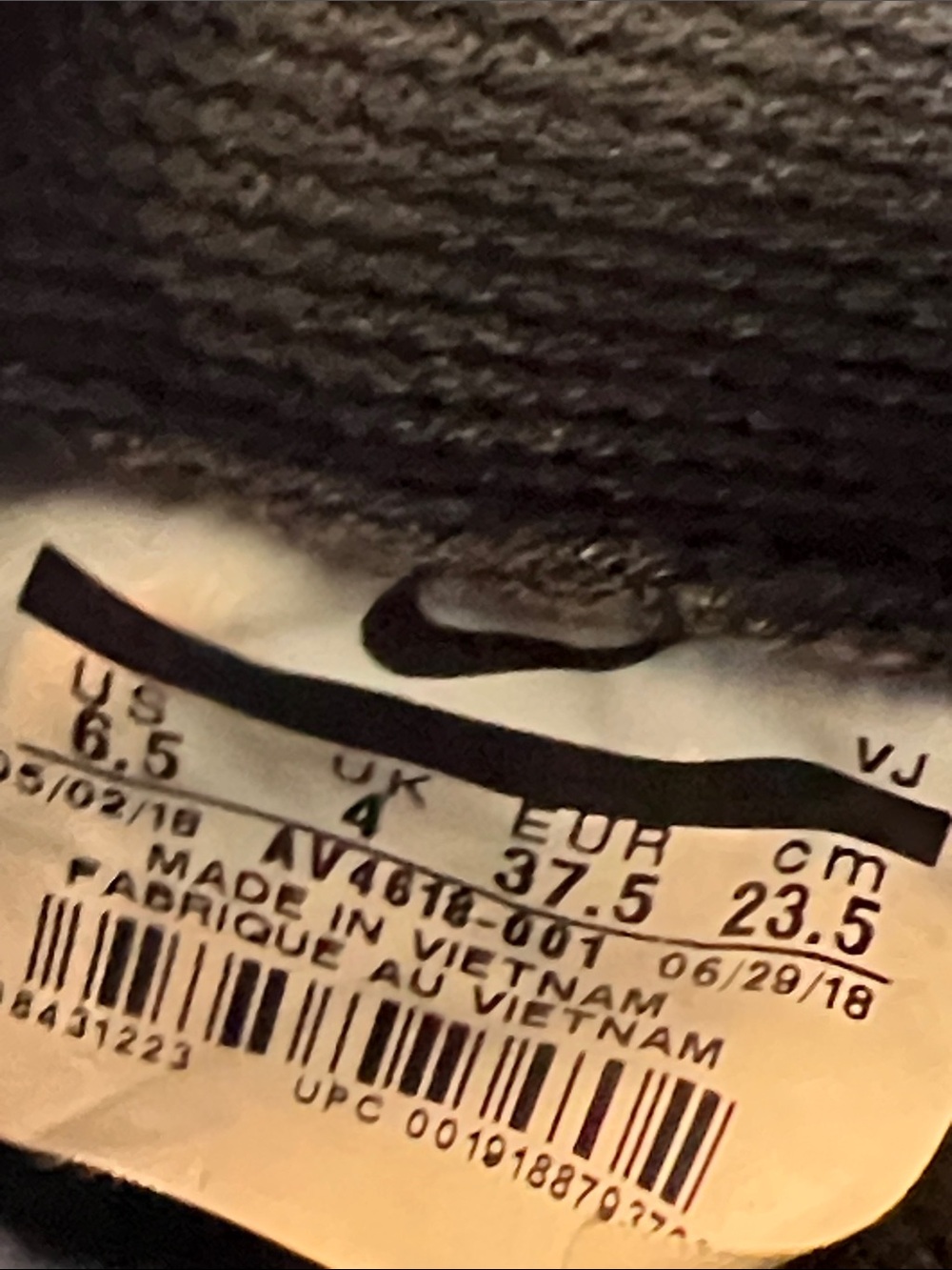 Nike Classic Cortez Bronze Heel Black Leather Sneakers Size 6.5 Like new - Picture 9 of 9